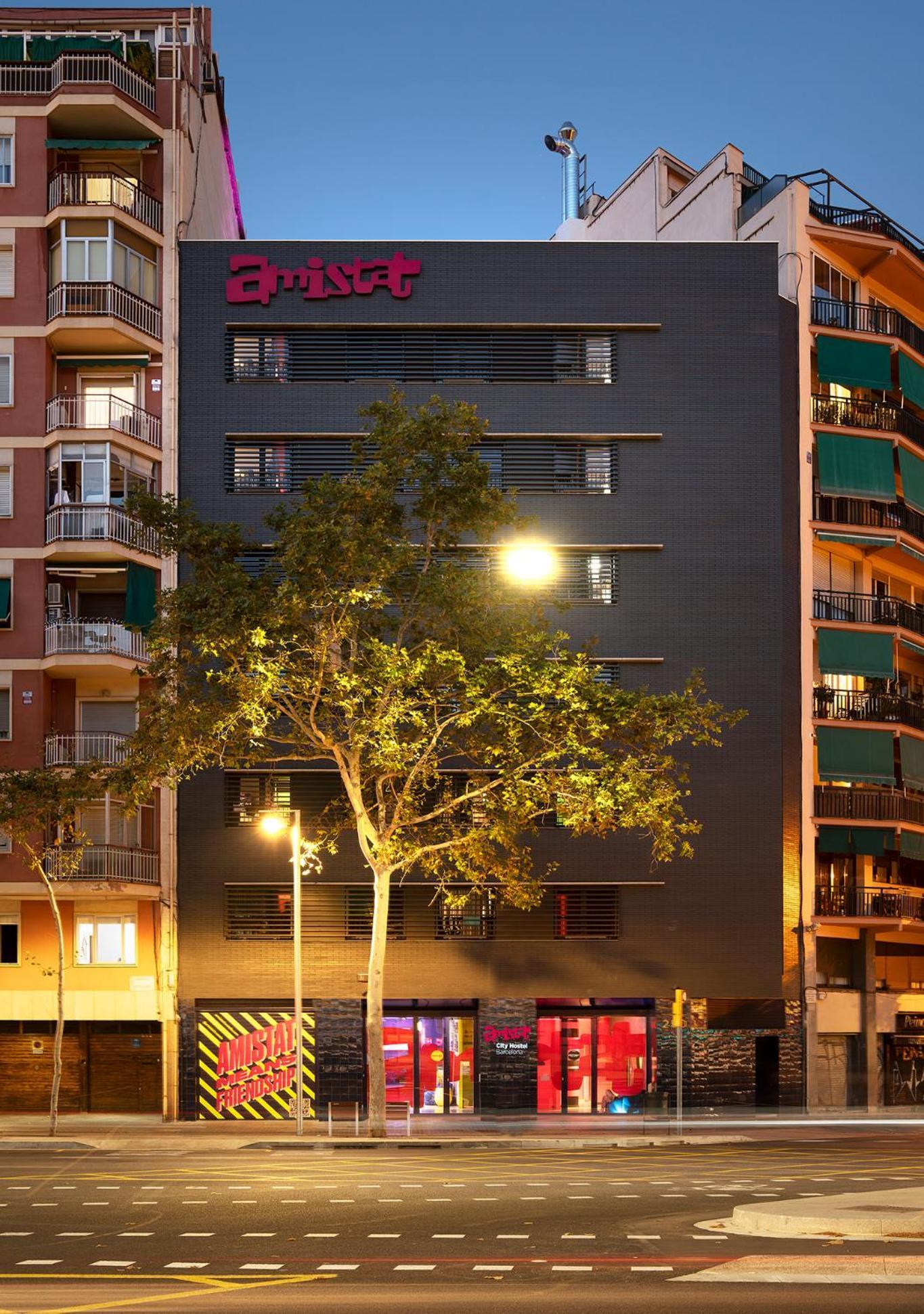 Amistat City Hostel Barcelona Exterior foto