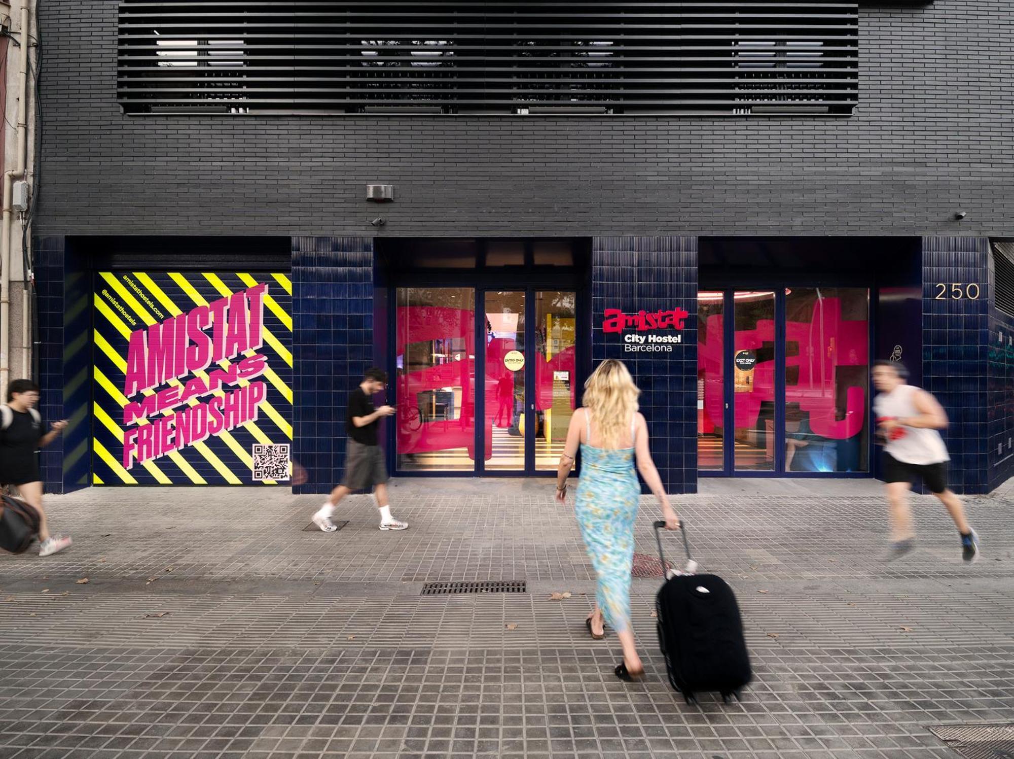 Amistat City Hostel Barcelona Exterior foto